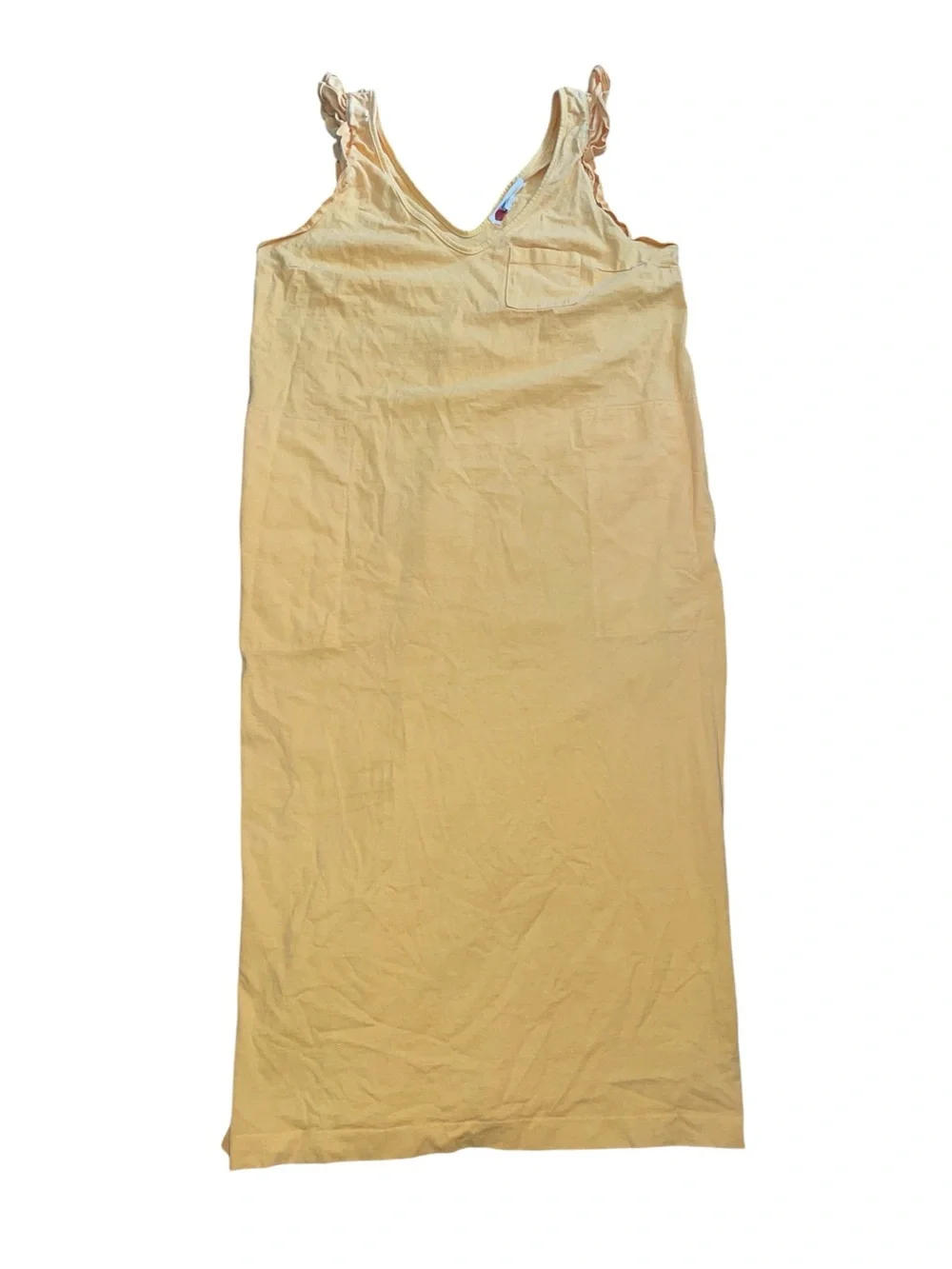Free people beach yellow maxi dress